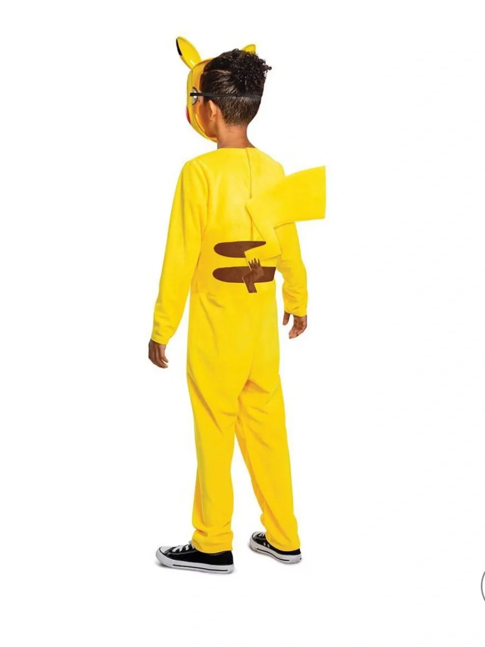 Pokémon Pikachu yellow Kids' Classic Halloween Costume Jumpsuit M (7-8) NWT